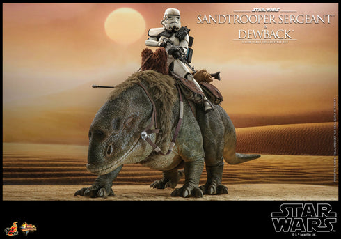 Hot Toys Dewback & Sandtrooper Sergeant - Star Wars Episode IV - MMS722 - 1/6 Scale Collectible Figure Set