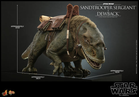 Hot Toys Dewback & Sandtrooper Sergeant - Star Wars Episode IV - MMS722 - 1/6 Scale Collectible Figure Set