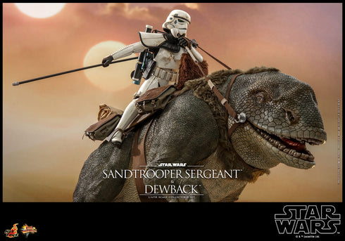 Hot Toys Dewback & Sandtrooper Sergeant - Star Wars Episode IV - MMS722 - 1/6 Scale Collectible Figure Set