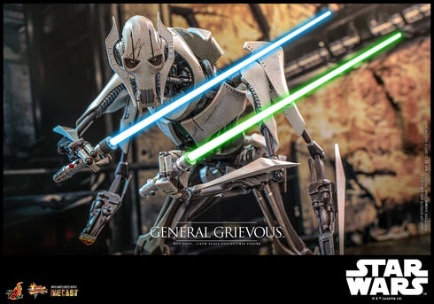 Hot Toys Star Wars Movie Masterpiece General Grievous Diecast 1/6 Action Figure