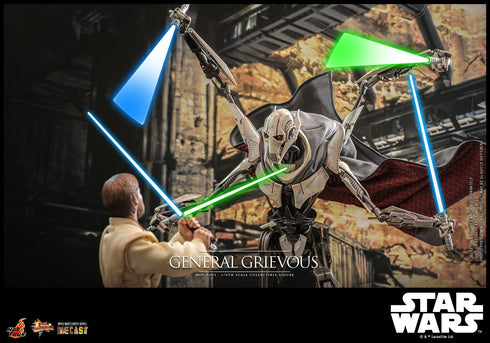 Hot Toys Star Wars Movie Masterpiece General Grievous Diecast 1/6 Action Figure