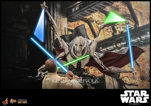 Hot Toys Star Wars Movie Masterpiece General Grievous Diecast 1/6 Action Figure