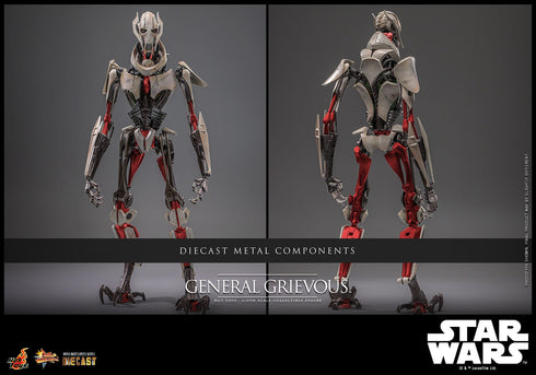 Hot Toys Star Wars Movie Masterpiece General Grievous Diecast 1/6 Action Figure