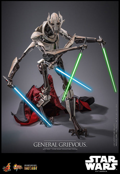 Hot Toys Star Wars Movie Masterpiece General Grievous Diecast 1/6 Action Figure