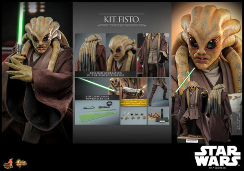 Hot Toys Star Wars Movie Masterpiece Kit Fisto 1/6 Action Figure