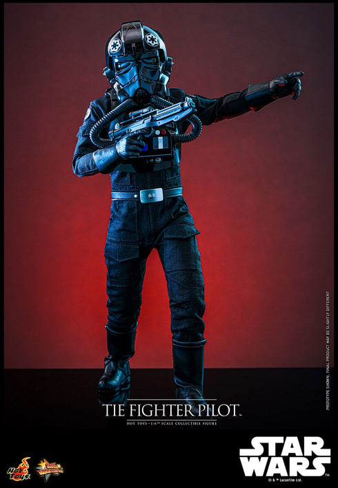 Hot Toys TIE Fighter Pilot - Star Wars: Episode IV - MMS798 - 1/6 Scale Collectible Figure (Damaged Box)