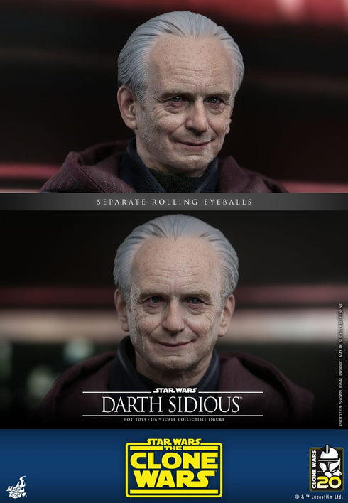 Hot Toys Darth Sidious - Star Wars: The Clone Wars - TMS102 - 1/6 Scale Collectible Figure