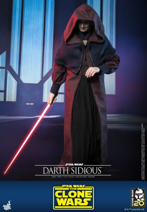 Hot Toys Darth Sidious - Star Wars: The Clone Wars - TMS102 - 1/6 Scale Collectible Figure