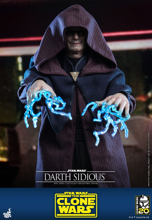 Hot Toys Darth Sidious - Star Wars: The Clone Wars - TMS102 - 1/6 Scale Collectible Figure