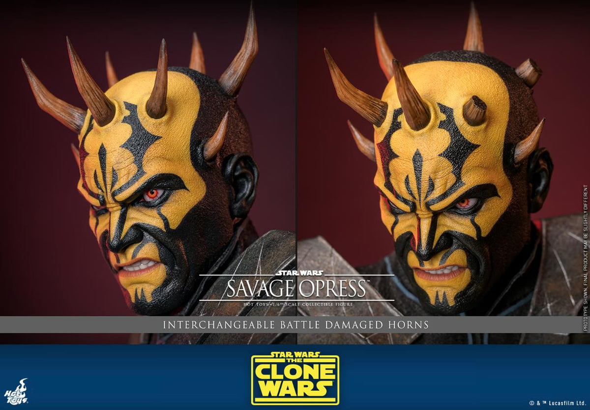 Hot Toys Star Wars The Clone Wars Savage Opress 1/6 Action Figure