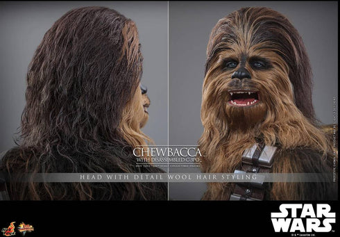 Hot Toys Chewbacca with Disassembled C-3PO - Star Wars: The Empire Strikes Back - MMS766 - 1/6 Scale Collectible Figure