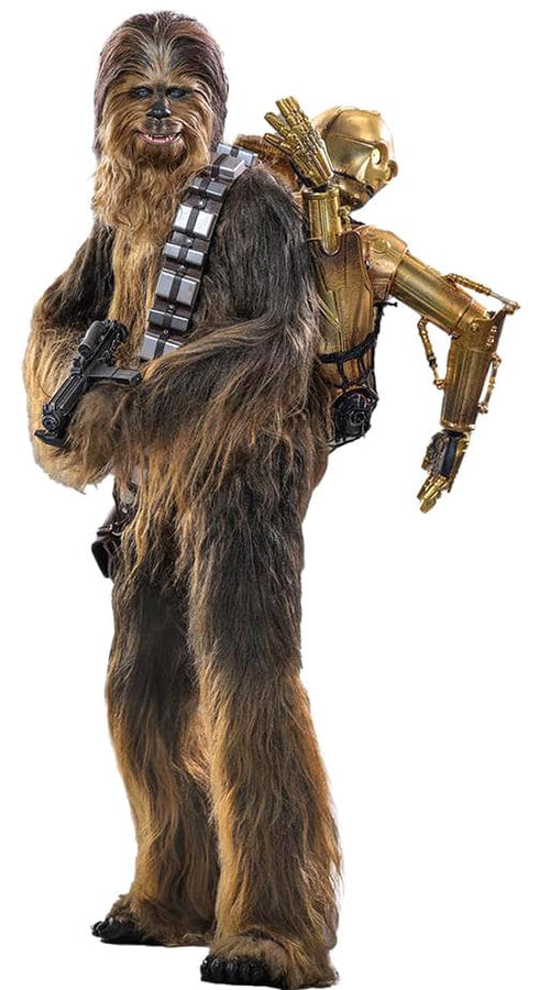 Hot Toys Chewbacca with Disassembled C-3PO - Star Wars: The Empire Strikes Back - MMS766 - 1/6 Scale Collectible Figure