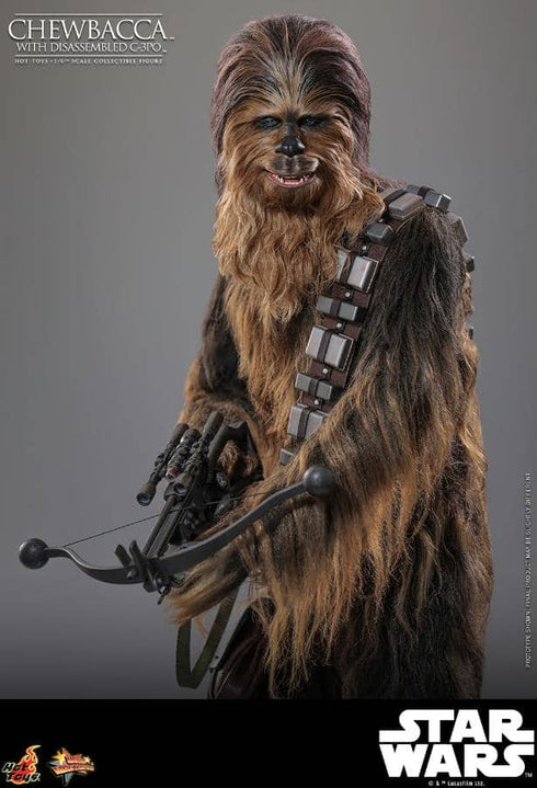 Hot Toys Chewbacca with Disassembled C-3PO - Star Wars: The Empire Strikes Back - MMS766 - 1/6 Scale Collectible Figure
