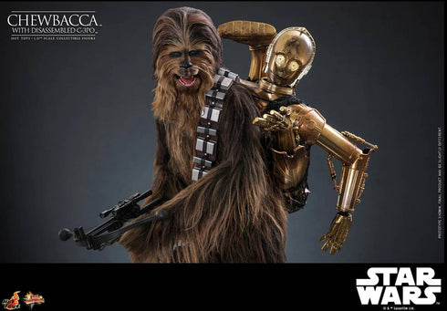 Hot Toys Chewbacca with Disassembled C-3PO - Star Wars: The Empire Strikes Back - MMS766 - 1/6 Scale Collectible Figure