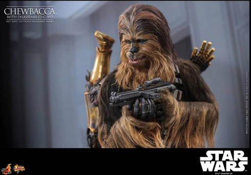 Hot Toys Chewbacca with Disassembled C-3PO - Star Wars: The Empire Strikes Back - MMS766 - 1/6 Scale Collectible Figure