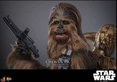 Hot Toys Chewbacca with Disassembled C-3PO - Star Wars: The Empire Strikes Back - MMS766 - 1/6 Scale Collectible Figure