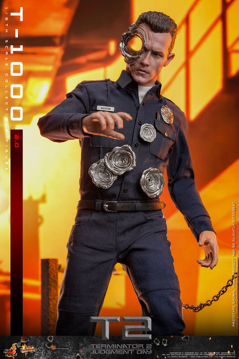 Hot Toys Terminator 2 Movie Masterpiece T-1000 (2.0) 1/6 Action Figure