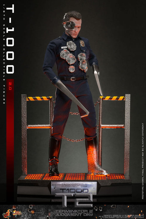 Hot Toys Terminator 2 Movie Masterpiece T-1000 (2.0) 1/6 Action Figure