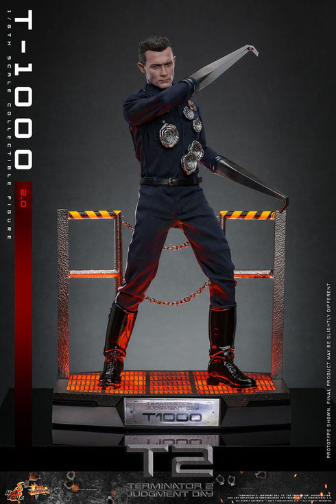 Hot Toys Terminator 2 Movie Masterpiece T-1000 (2.0) 1/6 Action Figure