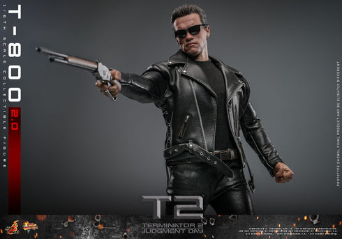 Hot Toys Terminator 2 Movie Masterpiece T-800 2.0 1/6 Action Figure