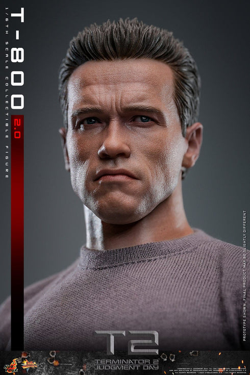 Hot Toys Terminator 2 Movie Masterpiece T-800 2.0 1/6 Action Figure