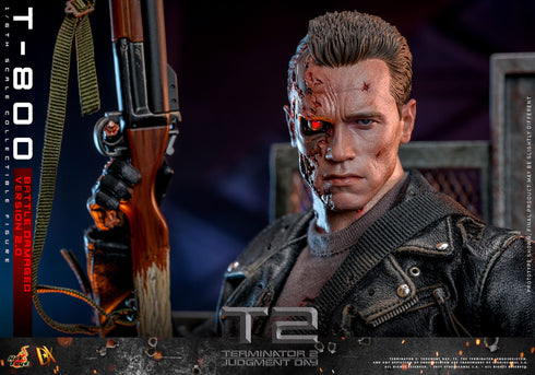 Hot Toys Terminator 2 Movie Masterpiece T-800 Battle Damaged Version 2.0 1/6 Action Figure