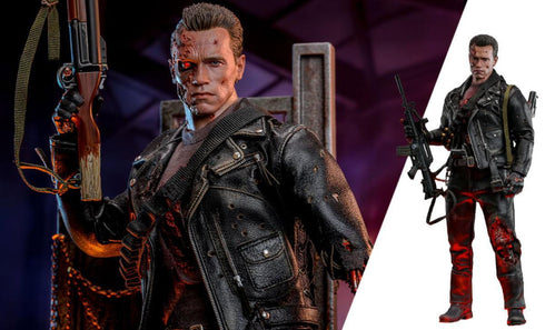 Hot Toys Terminator 2 Movie Masterpiece T-800 Battle Damaged Version 2.0 1/6 Action Figure