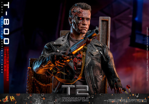 Hot Toys Terminator 2 Movie Masterpiece T-800 Battle Damaged Version 2.0 1/6 Action Figure