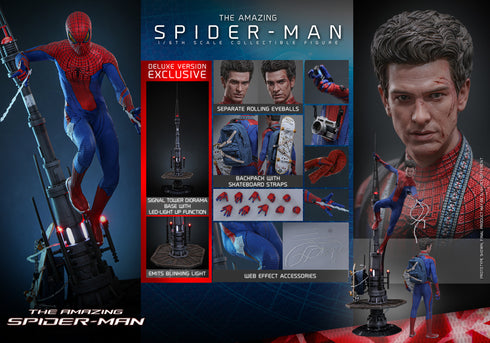 Hot Toys Spider-Man Deluxe Version - The Amazing Spider-Man - MMS772 - 1/6 Scale Collectible Figure