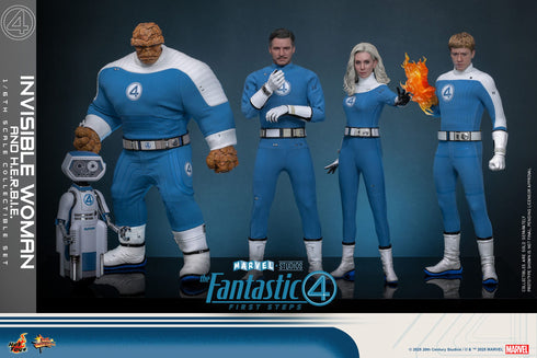 Hot Toys Invisible Woman & H.E.R.B.I.E. - The Fantastic Four: First Steps - MMS824 -1/6 Scale Collectible Figure 2-Pack