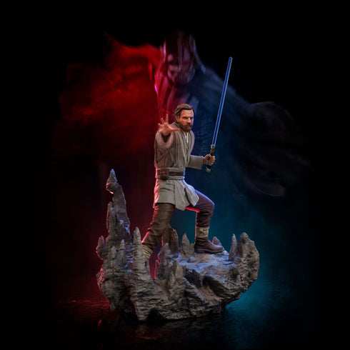 Iron Studios Ben Kenobi - Star Wars: Obi-Wan Kenobi - Battle Diorama Series - 1/10 Scale Collectible Statue