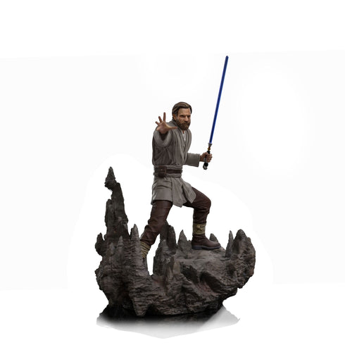 Iron Studios Ben Kenobi - Star Wars: Obi-Wan Kenobi - Battle Diorama Series - 1/10 Scale Collectible Statue