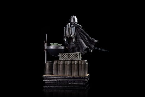 Iron Studios Din Djarin and Din Grogu - Star Wars The Mandalorian - Art Scale 1/10 Collectible Statue