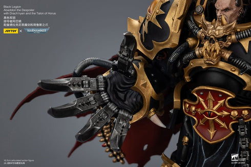 JOYTOY Black Legion Abaddon the Despoiler with Drach'nyen and the Talo - Warhammer 40,000 - 1/18 Scale Collectible Figure