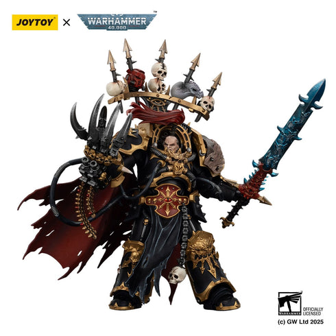 JOYTOY Black Legion Abaddon the Despoiler with Drach'nyen and the Talo - Warhammer 40,000 - 1/18 Scale Collectible Figure