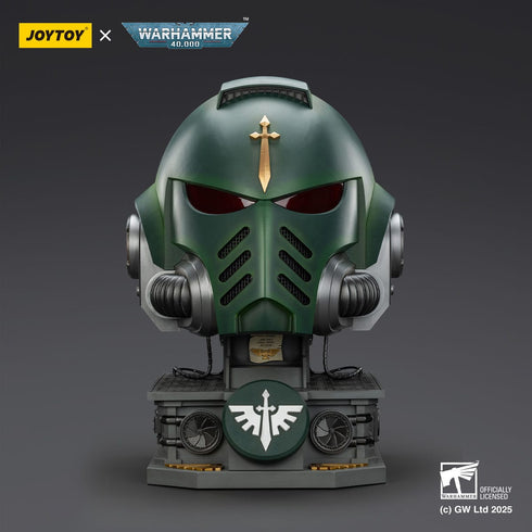 JOYTOY Dark Angels MkX Helmet & Display Stand - Warhammer 40,000 - 1/1 Scale Collectible Prop Replica