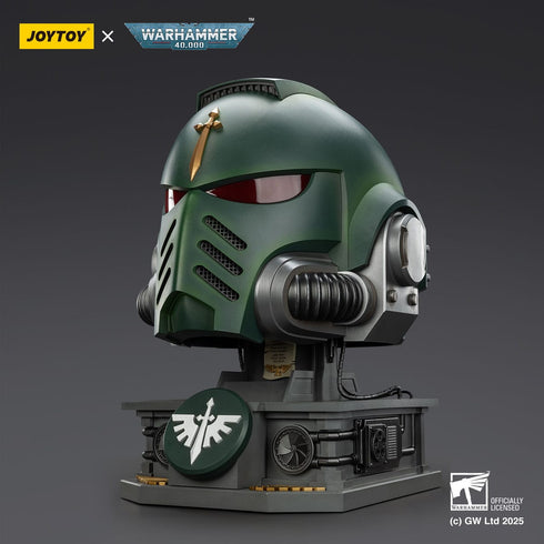 JOYTOY Dark Angels MkX Helmet & Display Stand - Warhammer 40,000 - 1/1 Scale Collectible Prop Replica