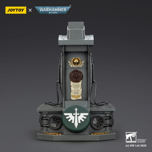 JOYTOY Dark Angels MkX Helmet & Display Stand - Warhammer 40,000 - 1/1 Scale Collectible Prop Replica