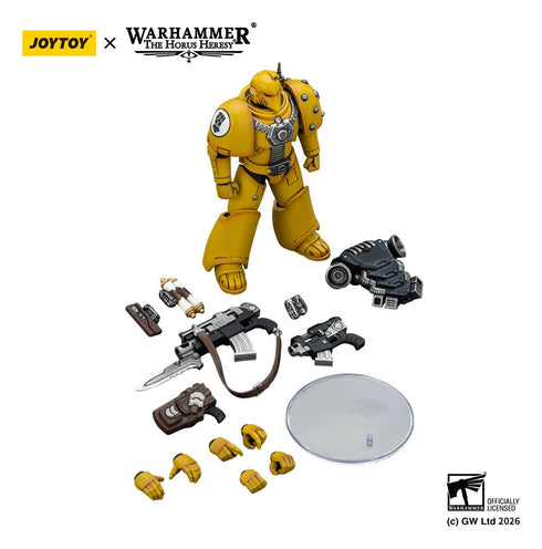 JOYTOY Imperial Fist MKVI Tactical Legionary - Warhammer The Horus Heresy - 1/18 Scale Collectible Figure