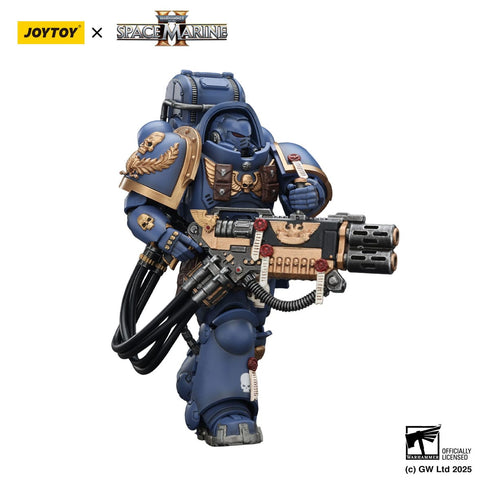 JOYTOY Ultramarines Heavy Artificer Armor with Relic Multi-Melta - Warhammer 40,000: Space Marine 2 - 1/18 Scale Collectible Figure