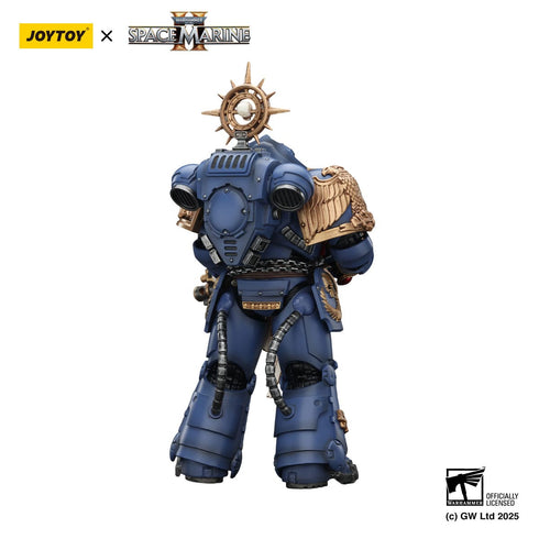 JOYTOY Ultramarines Heavy Relic Primus Armor with Heavy Relic Bolt Rifle - Warhammer 40,000: Space Marine 2 - 1/18 Scale Collectible Figure