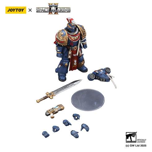 JOYTOY Ultramarines Relic Primus Armour with Plasma Pistol and Combat Blade - Warhammer 40,000: Space Marine 2 - 1/18 Scale Collectible Figure
