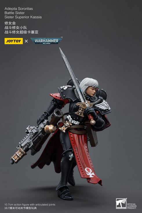 JOYTOY Warhammer 40K Adepta Sororitas Battle Sister Sister Kassia 1/18 Action Figure