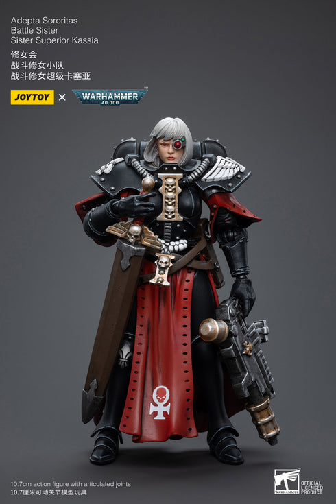 JOYTOY Warhammer 40K Adepta Sororitas Battle Sister Sister Kassia 1/18 Action Figure