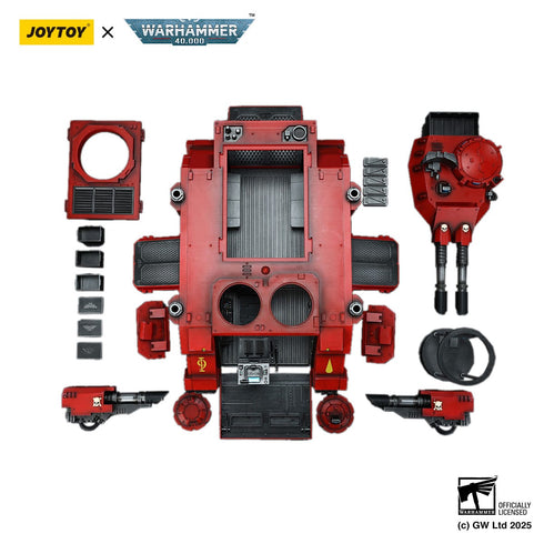 JOYTOY Warhammer 40K Blood Angels Predator Annihilator with Twin Lascannons 1/18 Action Figure