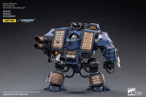 JOYTOY Warhammer 40K Space Marines Ultramarines Venerable Dreadnought 1/18 Action Figure