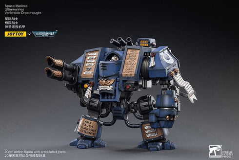 JOYTOY Warhammer 40K Space Marines Ultramarines Venerable Dreadnought 1/18 Action Figure