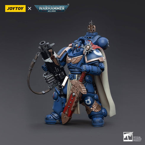 JOYTOY Warhammer 40K Ultramarines Captain with Master-Crafted Heavy Bolt Rifle 1/18 Action Figure