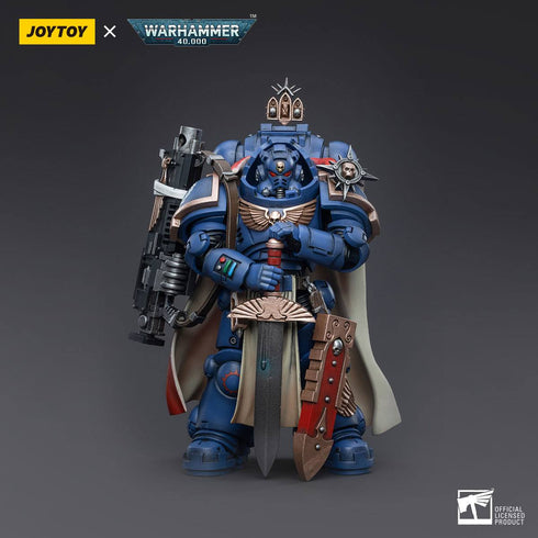 JOYTOY Warhammer 40K Ultramarines Captain with Master-Crafted Heavy Bolt Rifle 1/18 Action Figure