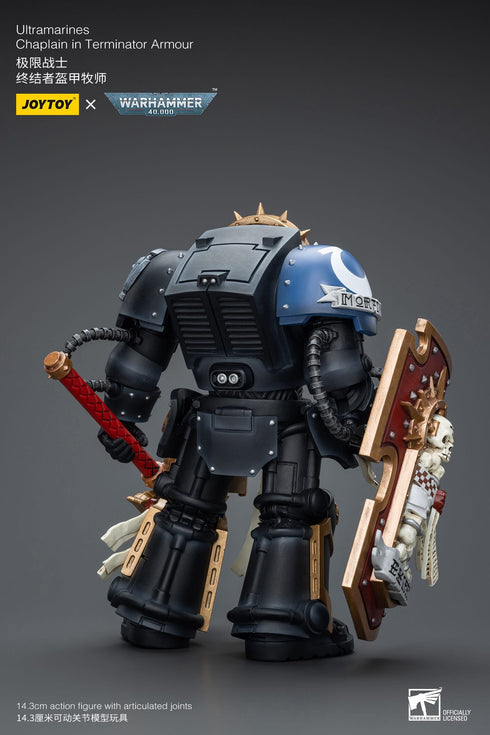JOYTOY Warhammer 40K Ultramarines Chaplain in Terminator Armour 1/18 Action Figure
